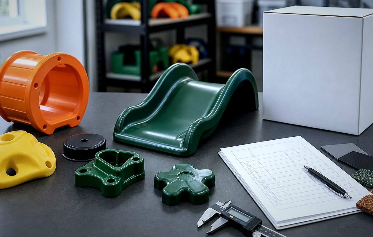 Incoming material checks on toy components
