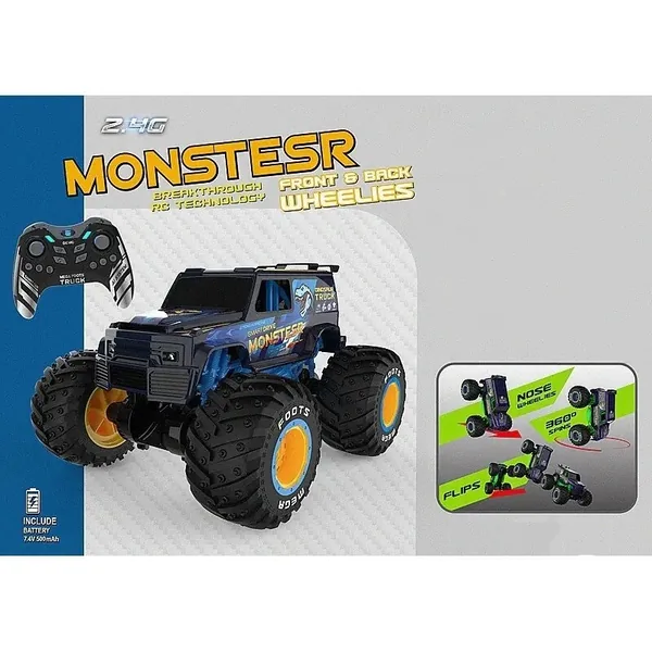 CPS290347 New Latest 2.4G Standing Stunt RC Car 360 Rotating 1/10 Scal