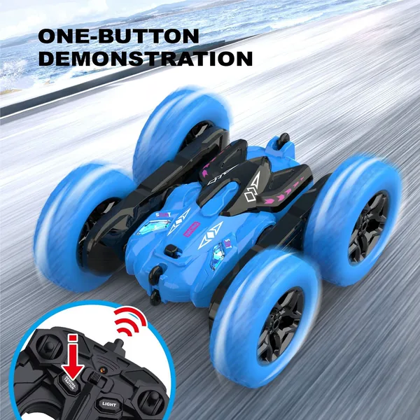 CPS303129 RC Stunt Cars Double-Sided Driving 360-degree Flips Stunt RC