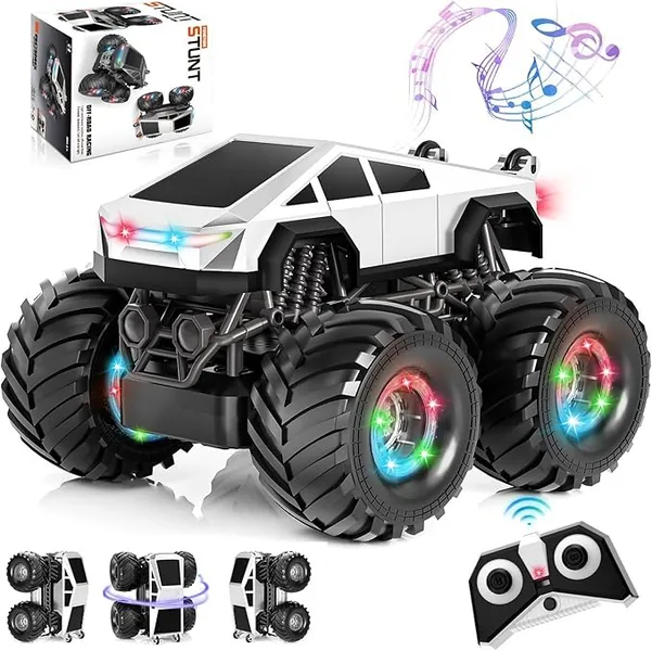 Remote Control 360 Rotating 4WD RC Stunt Car Truck - wholesale product image
