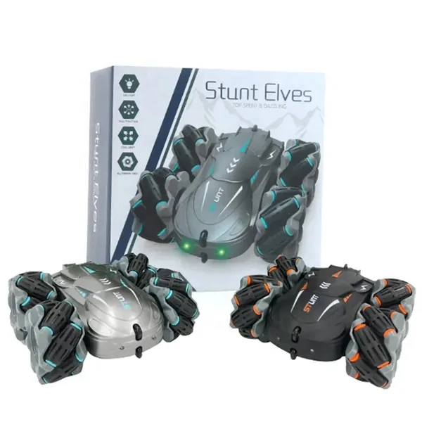 2.4GHz Stunt RC Car with 360 Spinning LED Lights - wholesale product image