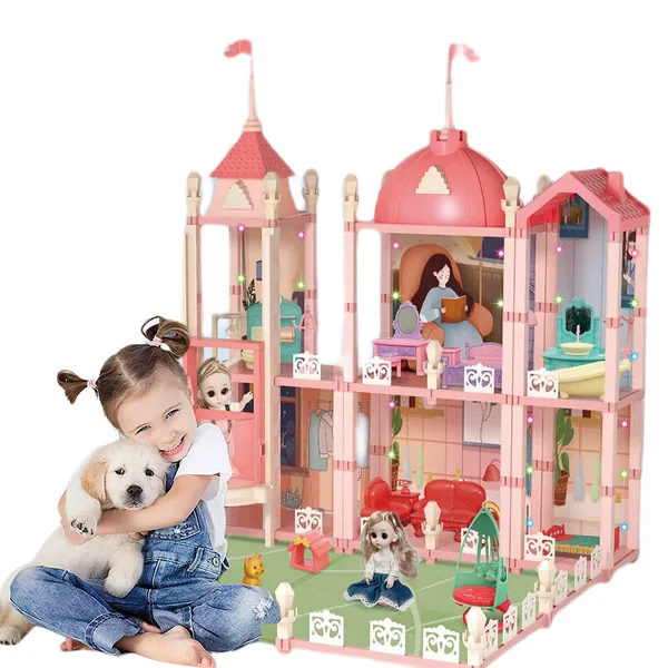 Wooden House Cottage Furniture Toys Set Fully Furnished - wholesale product image