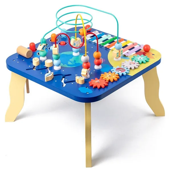 5 in 1 Multi-functional Montessori Wooden Busy Board STEM Kit - wholesale product image