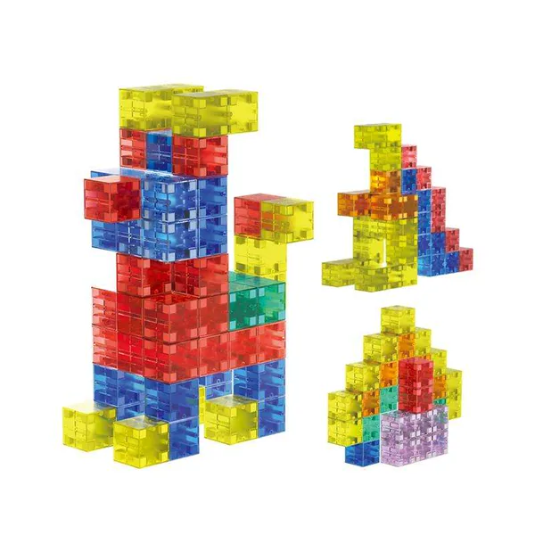 CPS296539 32pcs Digit Blocks STEM Learning Toys Translucent Magnetics