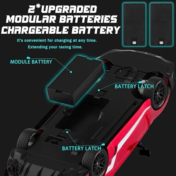 CPS335614 Remote Control Car Truck RC Drift Car 1:14 Scale 4WD LED Lig