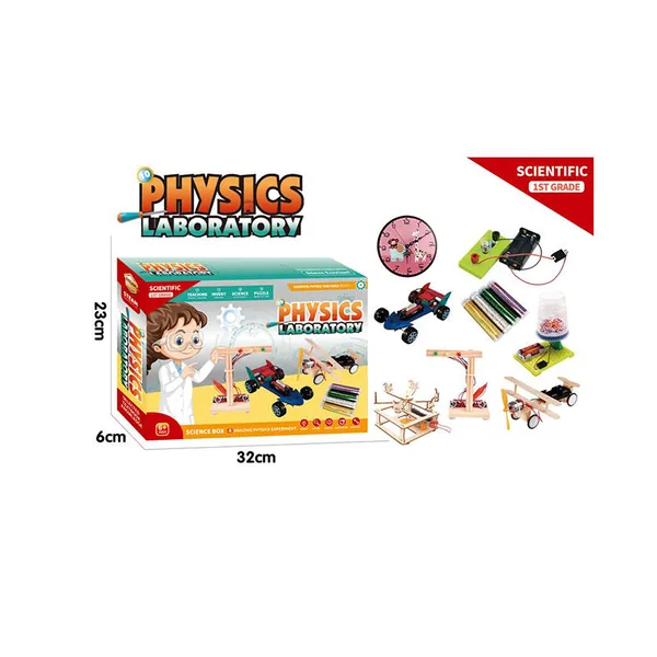 CPS305842 8in1 Physics Science Play Set Wooden Educational Enlightenme