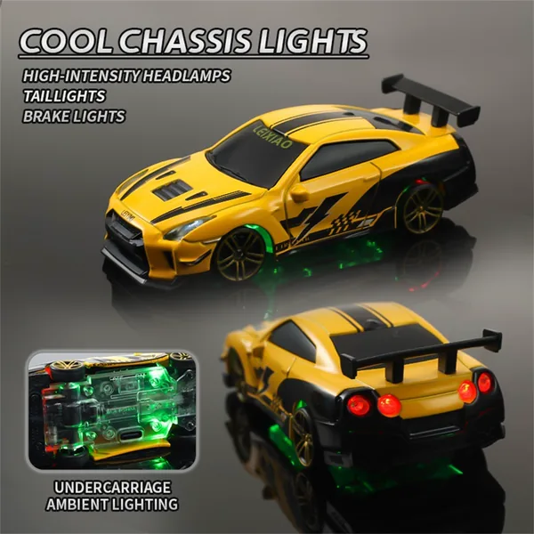 CPS349382-CPS349377 Mini Alloy Drift RC Car 2.4Ghz Wireless Racing Vehicle Long