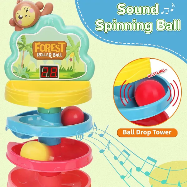 CPS305023 Baby Toddler Montessori Toys Hammer Pound Ball Toy Shoot Bal