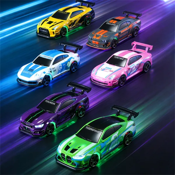 CPS349382-CPS349377 Mini Alloy Drift RC Car 2.4Ghz Wireless Racing Vehicle Long