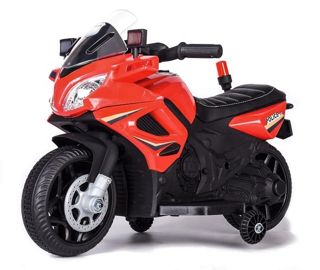 Licensed Aprilia Electric Motorcycle Ride On Toy with Training Wheels