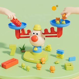 Christmas Gift Reindeer Balance Counting Math STEM Toy