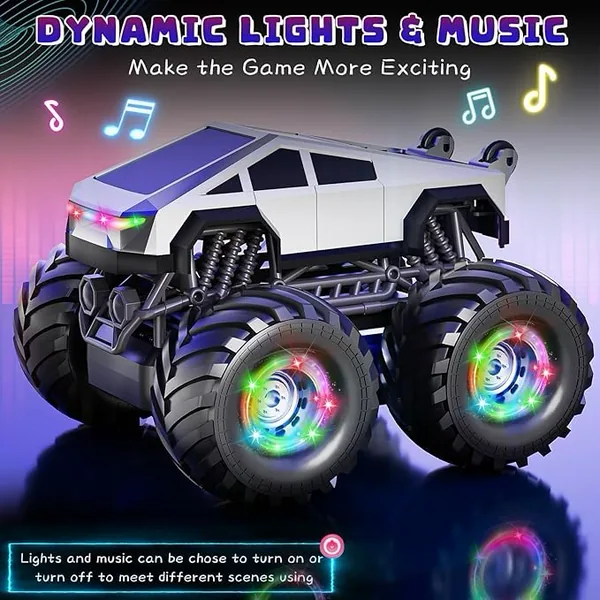 CPS338438 Remote Control Car Toy for Kids 360 Rotating 4WD RC Stunt Ca