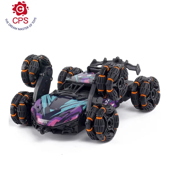 CPS306028 6WD RC Drift Stunt Car with Light-Up Toys 360 Rotating Spray