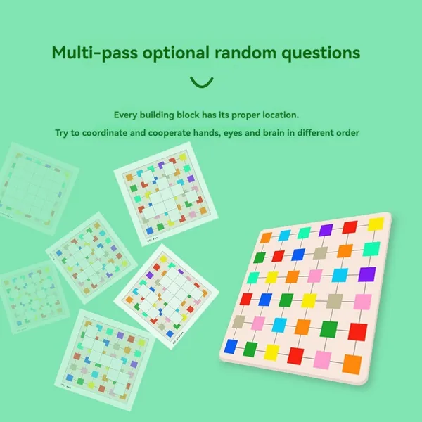 New Concept Montessori Educational Color Capture Wooden Puzzle - wholesale product image