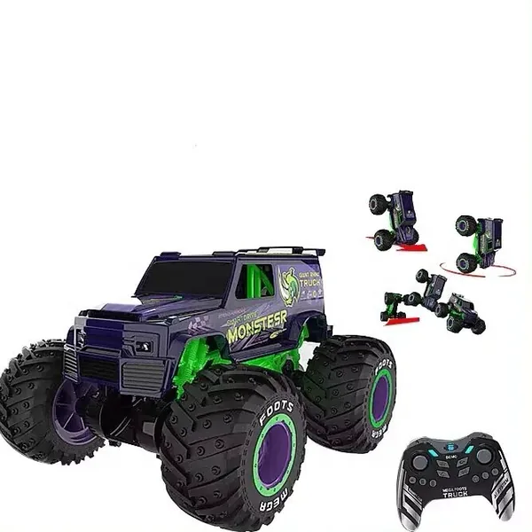CPS290347 New Latest 2.4G Standing Stunt RC Car 360 Rotating 1/10 Scal