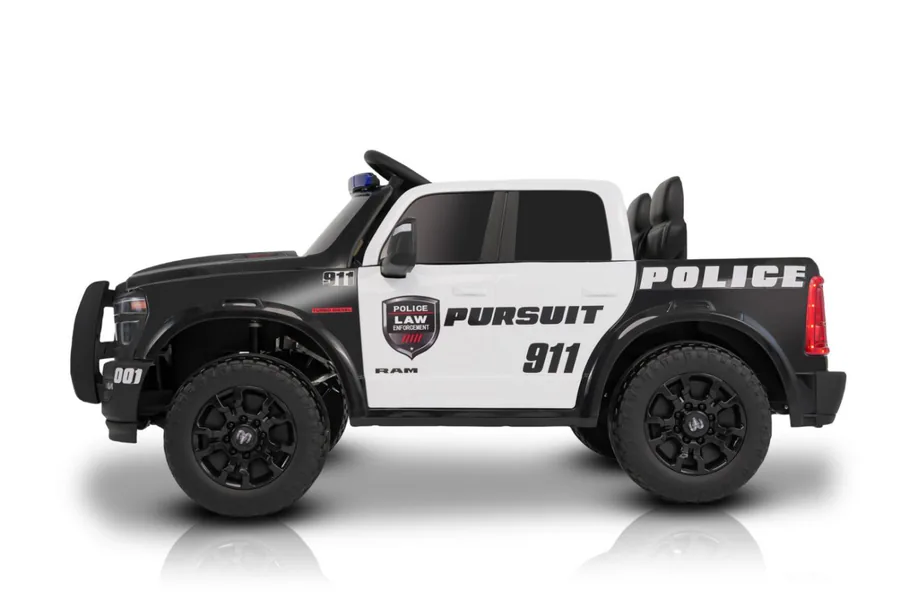 CPS336645 Licensed Pickup Truck Police Car Ride on 12V Kids Cars to Dr