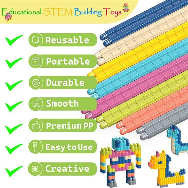 CPS295533 Preschool Kindergarten Toys 320pcs Building Blocks Set STEM