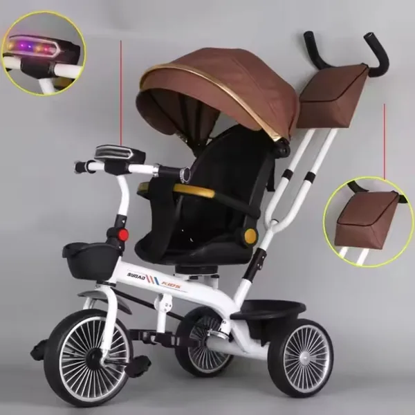SG-160 Kids Tricycle Ride on Cars for Toddler 4-in-1 Push Car Cheap