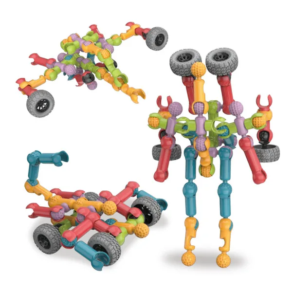 CPS281094 Custom Building Blocks Educational 72pcs DIY Plastic Smart S