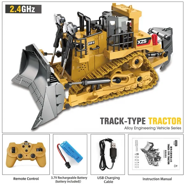 XD168-21B 2.4G 1/24 Model 9 Channel Engineering Construction Vehicle R