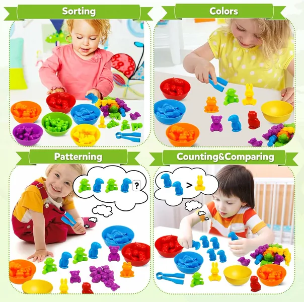 CPS277327 Sensory Educational Dinosaur Animal Cognition Game for Kids
