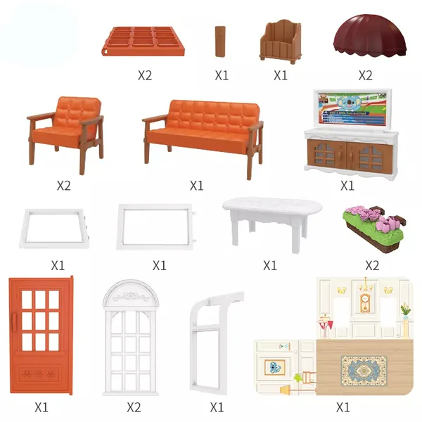 CPS260997 Diary Diy House Toy Kids Educational Toys Wholesale Miniatur