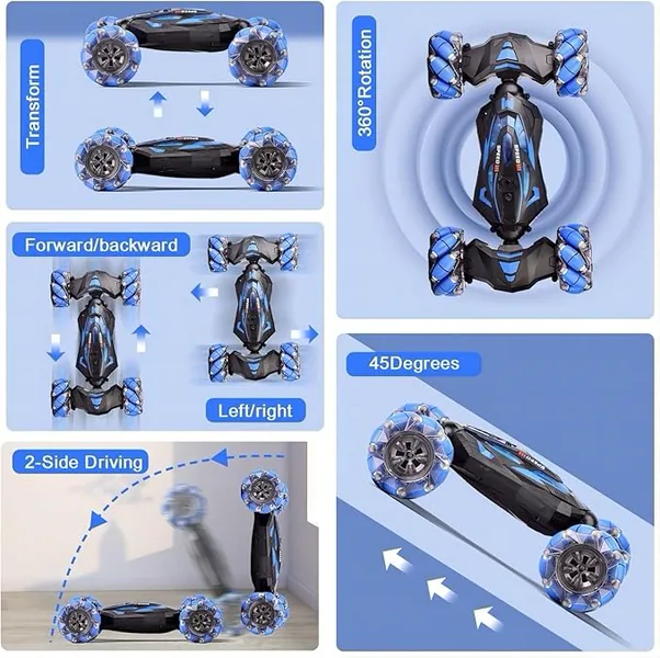 CPS289538 1:12 Gesture Sensing RC Stunt Car 2.4Ghz 4WD Hand Controlled