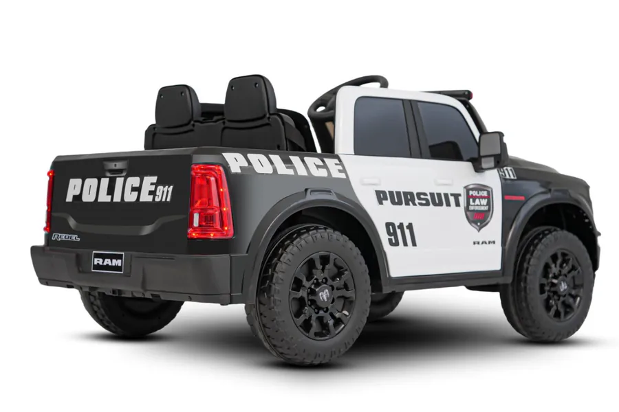CPS336645 Licensed Pickup Truck Police Car Ride on 12V Kids Cars to Dr